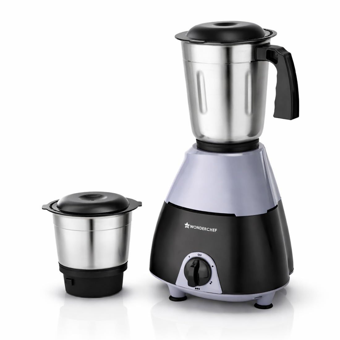 Wonderchef Vista Neo Mixer Grinder for Kitchen, 500W, 2 Multi-purpose Jars