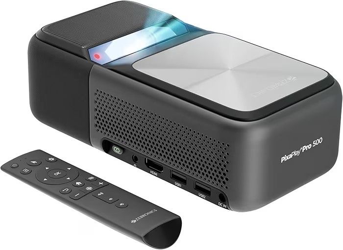 ZEBRONICS PIXAPLAY PRO 500 Ultra Short Throw Smart Projector