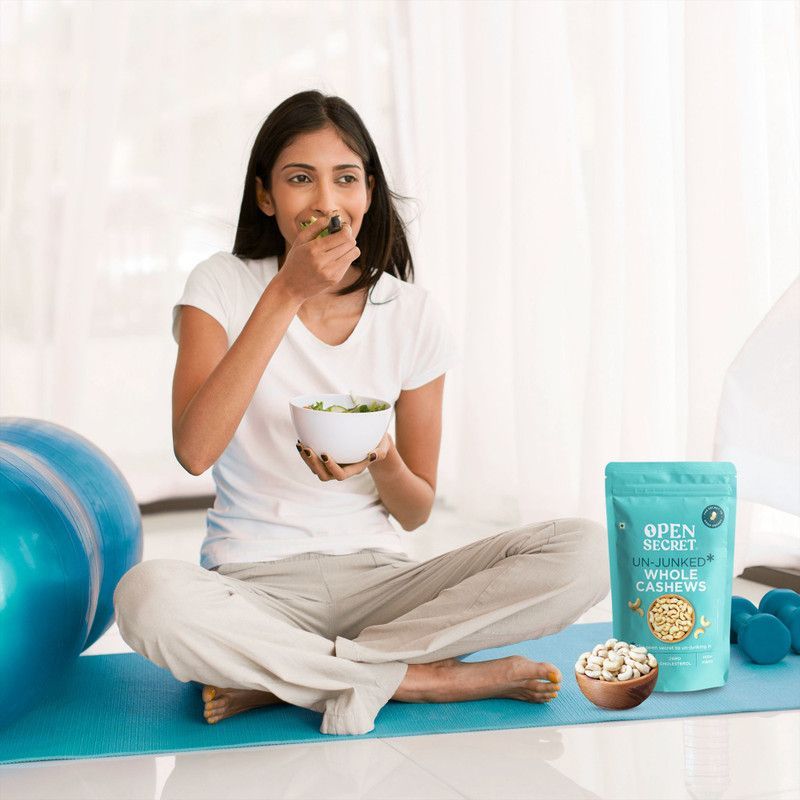₹742/kg. OPEN SECRET Premium Whole Kaju - High Protein Dry Fruit, Fasting Vrat Special Cashews