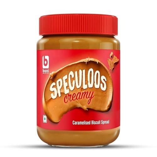 Boni Speculoos Creamy Biscuit Spread - 400g | Caramelised Biscuit Spread | Made in Belgium | Vegan | For Bread & Snacks (Pack of 1)
