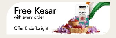 Kapiva : Free Kesar with every order. (Offer ends tonight)