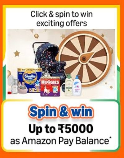 (Fast ⏩ Loot) Spin and Win Rewards on Baby Products (upto Rs 450 back on Min Order Rs 500)