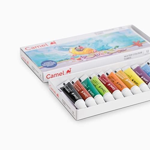Camel 3604502 Kokuyo Student Water Color Tube - 5ml Each, 12 Shades