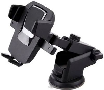 Bluedrum Car Mobile Holder for Windshield, Dashboard (Black, Silver)