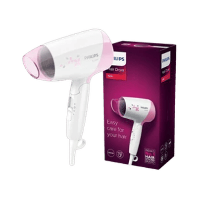 PHILIPS HP8120/00 Hair Dryer (1200 W, White, Pink)
