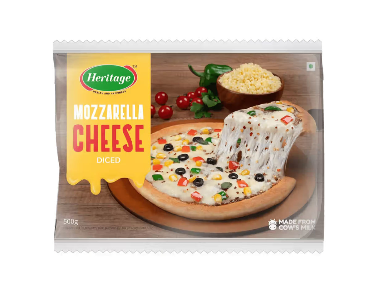Heritage Mozzarella Cheese Diced