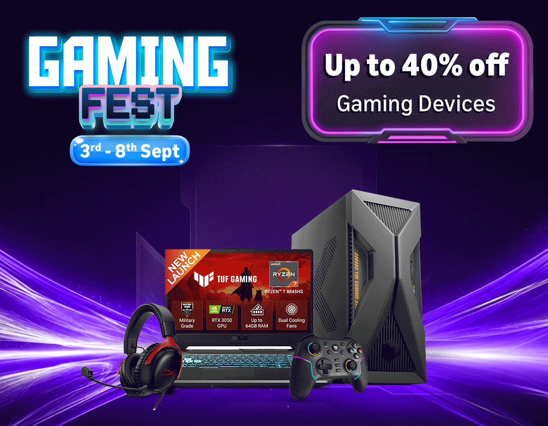 Amazon Gaming Fest Up To 40% off on Gaming Devices (3rd - 8th Sept)