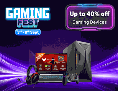 Amazon Gaming Fest Up To 40% off on Gaming Devices (3rd - 8th Sept)