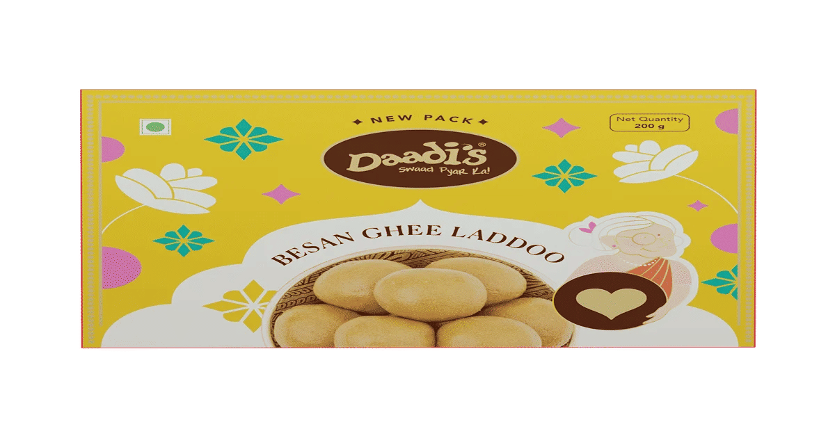 Daadi's Besan Laddoo Pure Ghee , 200 g