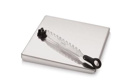 Anjali S.S Flexie 1-Pc Chopping Board Stainless Steel Silver Ideal for Cutting & Chopping, Food Prep, Home and Kitchen Use