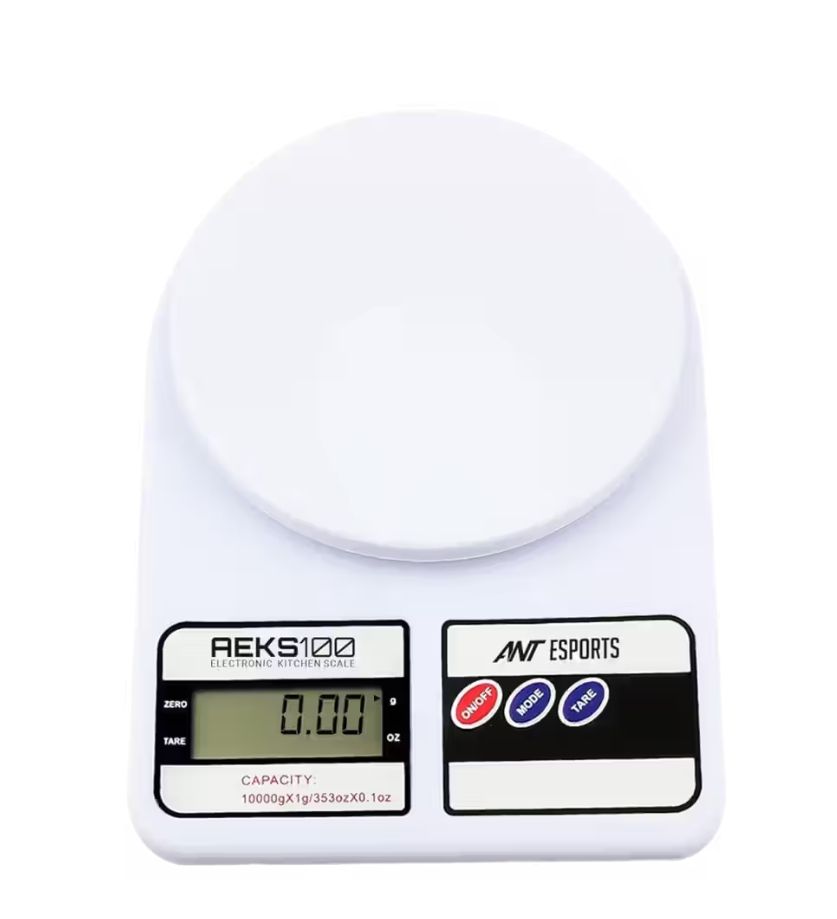 Ant AEKS100 Digital Kitchen Weighing Scale (10kg,LCD Display, White) on Instamat