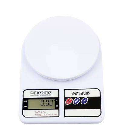 Ant AEKS100 Digital Kitchen Weighing Scale (10kg,LCD Display, White) on Instamat