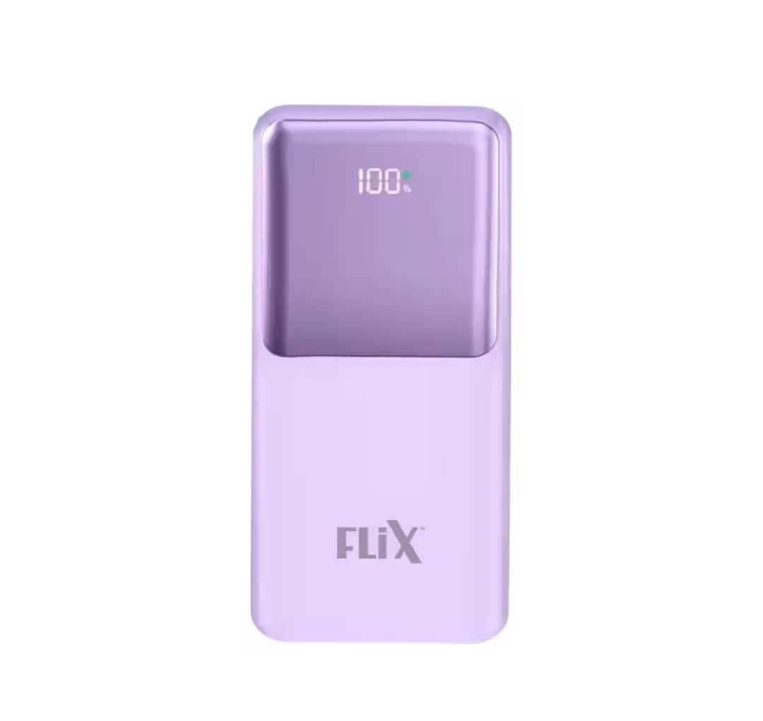 FLiX by Beetel P125 Ultra Charge Power Bank, 20000mAh, 22.5W (Purple) on Instamart