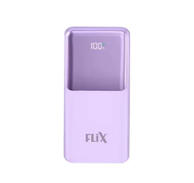 FLiX by Beetel P125 Ultra Charge Power Bank, 20000mAh, 22.5W (Purple) on Instamart