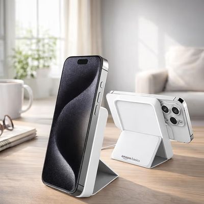 Amazon Basics 10000mAh 20W Fast Charging Power Bank and 15W Wireless Output | Type C Power Delivery