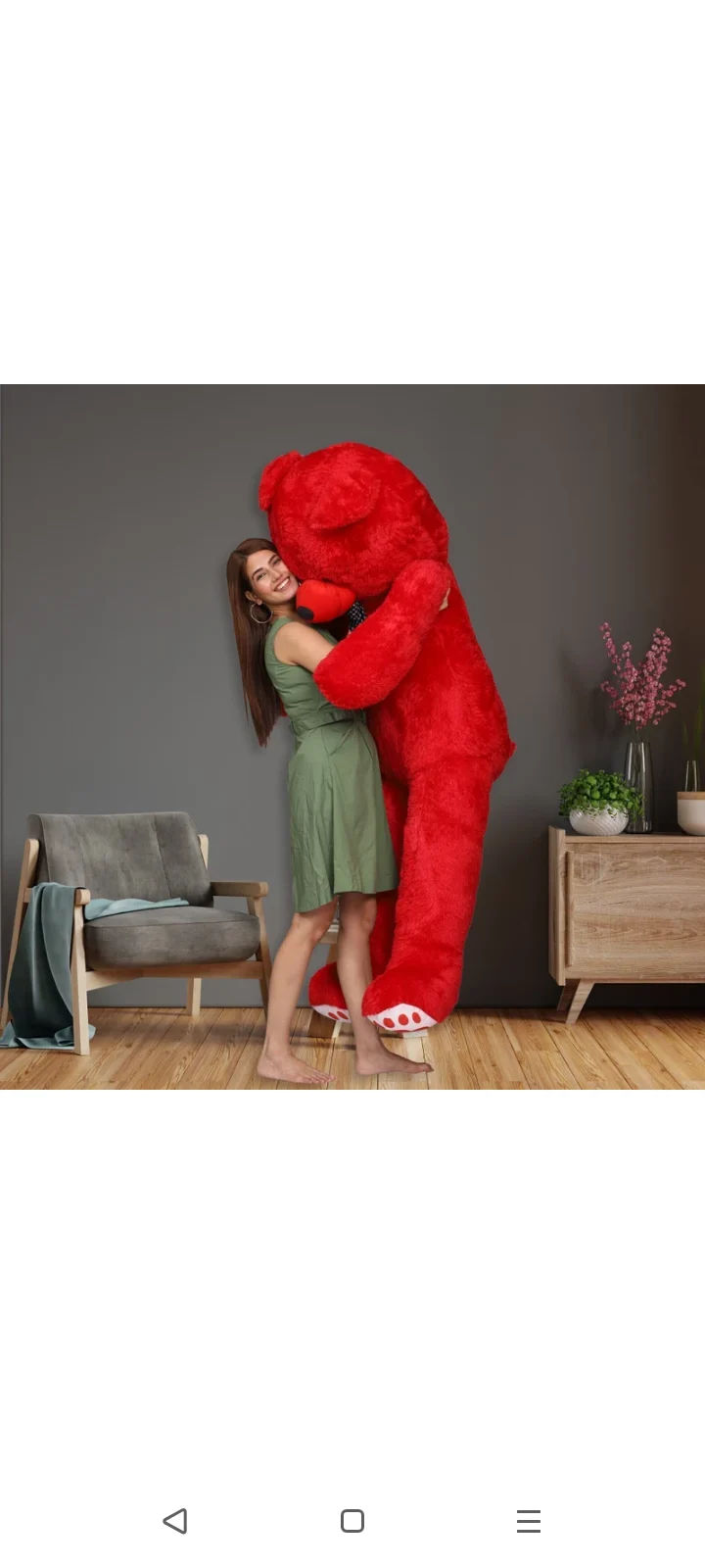 Take a look at this 4 feet Very Cute Long Soft Huggable American Style Teddy Bear -