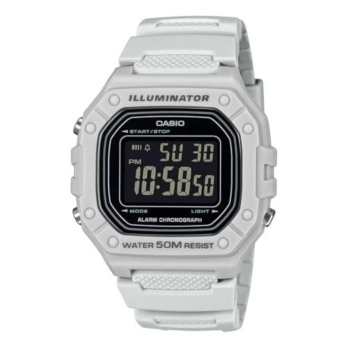 Casio Youth W-218H-8BVDF Digital Black Dial Unisex (D395)