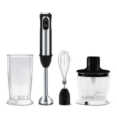 Wipro Elato FMB 204 Hand Blender with Chopper and Whisk|Powerful 200 Watt Copper Motor