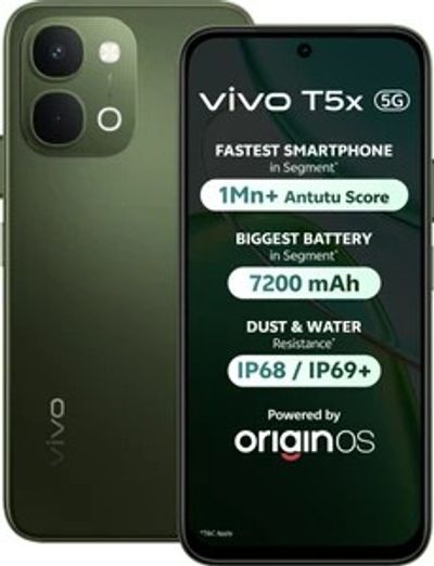 vivo T5x 5G (Cyber Green, 128 GB) (8 GB RAM)