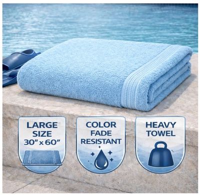 Bath Towel 650 GSM @ 299 only [LOOT] 85%OFF