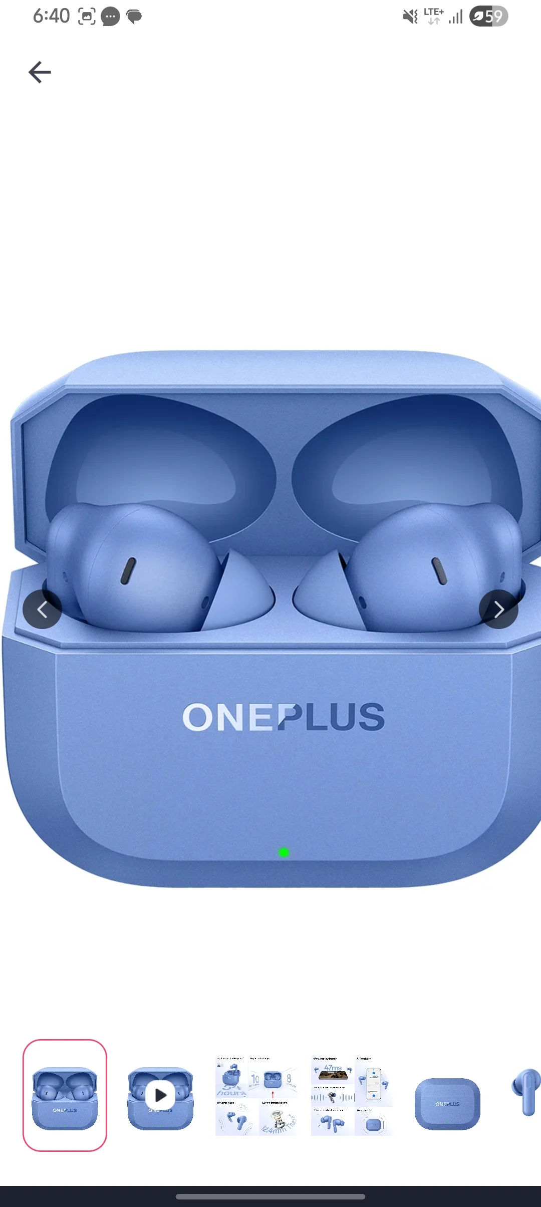 one plus nord buds 3r blueetooth ear buds at 1527/- effectively