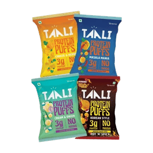 TAALI Variety Protein Puffs (4 x 21 g)