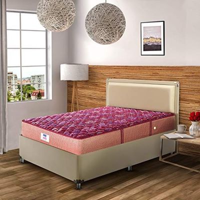 Peps Springkoil Cozy 6 Inch Bonnell Spring Mattress (Queen, 78x60) | Medium Firm Orthopedic Back Support