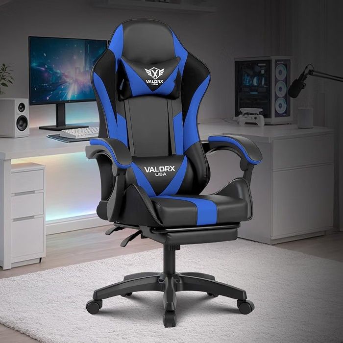 VALORXUSA Warrior Gaming & Office Ergonomic Chair | Vegan Leather | High Back 135° Recliner