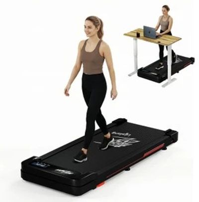 Lifelong Walking Pad Treadmill | 3 HP Motor | 2-Level Manual Incline | LED Display Treadmill