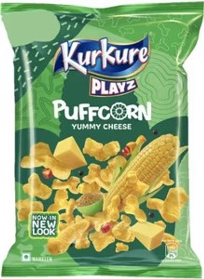 KURKURE Puffcorn Yummy Cheese Namkeen (52 g)
