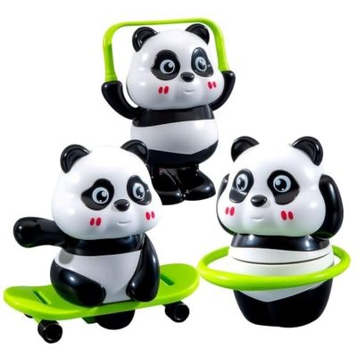 [Apply 30% Coupon] Panda Spinning Balance Toy - Kids Tumbler Activity Toy