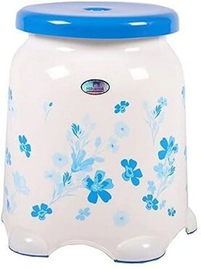 Nilkamal FLORAL BATHROOM NON SLIPPERY WITH GRIPS STOOL FOR ADULTS...more