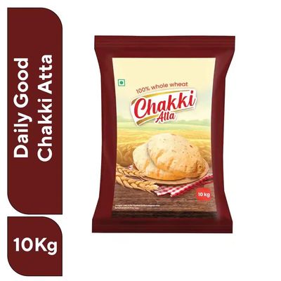 Zepto - Whole Wheat Chakki Atta 10kg @141, Sharabati Atta 5kg @105, Bajra Atta 500gm @12