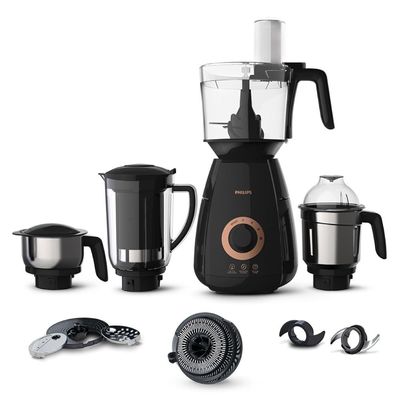 Philips Stainless Steel Mixer Grinder HL7707/01, 750W, 4 Jars