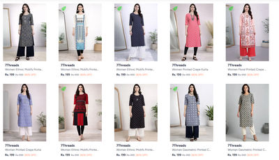 7threads Kurtas - Buy 7threads Kurtas online in India