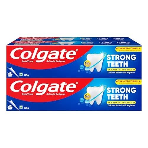 Colgate Strong Teeth Calcium-Boost Toothpaste, 700g (175g X 4)