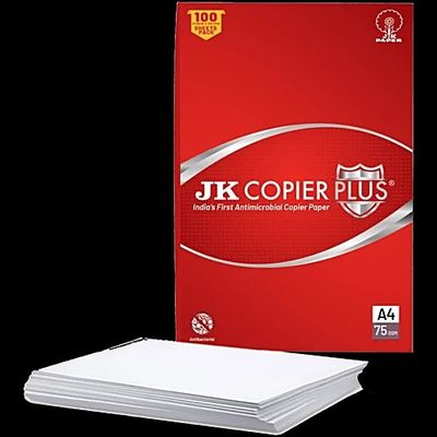 JK Copier Plus 75 GSM A4 Antimicrobial Paper - 21 x 29.7 cm, 100 pcs