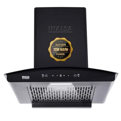 [HDFC / ICICI / AXIS CC EMI] INALSA 60cm Filterless Kitchen Chimney | 1250 m³/hr | 7-Year Motor Warranty