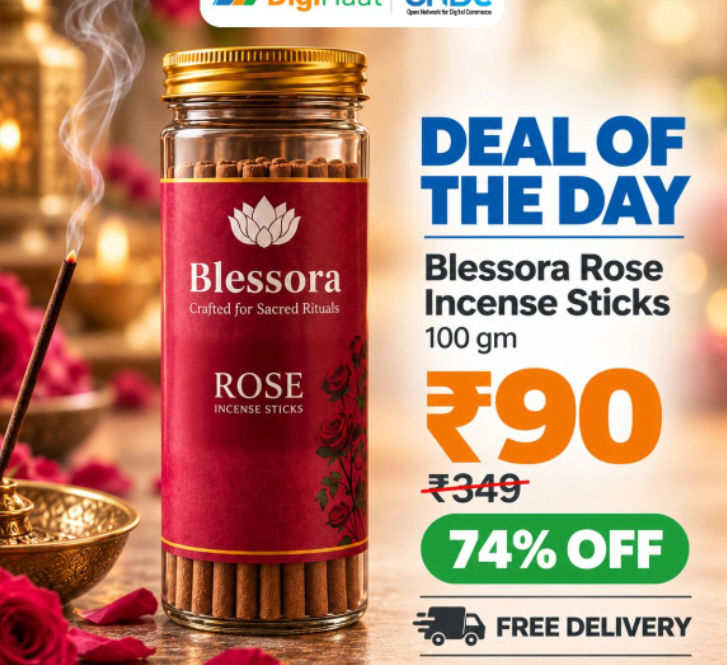 Blessora Rose Incense Sticks 100g 45gm
