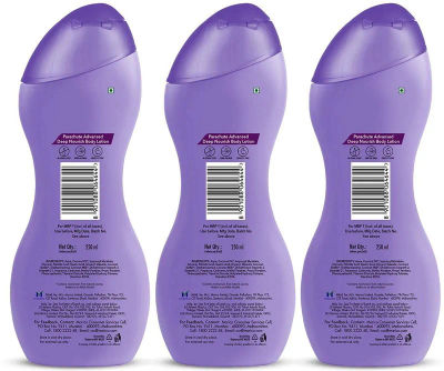 Parachute Advansed Deep Nourish Body Lotion, With Pure Coconut Milk, 72h Moisturization 250ml x 3 (750 ml)