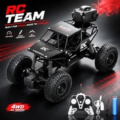 LITTLE RIDES Rock Crawler 1:16 Offroad Monster RC Car with Smoke Function - Rock Crawler 1:16 Offroad Monster RC Car with Smoke Function . Buy Car toys in India. shop for LITTLE RIDES products in India. | Shopsy.in