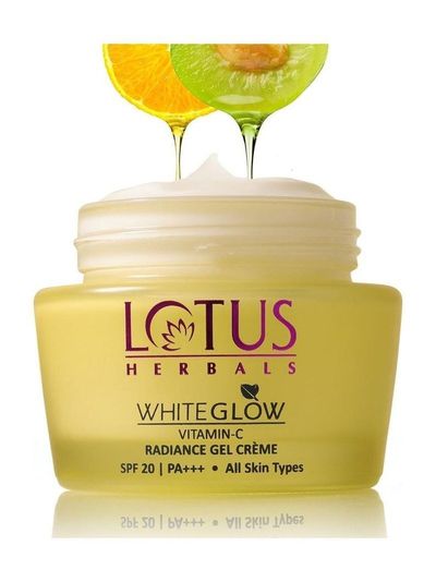 LOTUS HERBALS WhiteGlow Vitamin-C Radiance Gel Creme SPF 20 PA+++ (50 g)