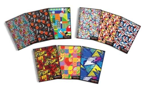 Classmate Pulse Single Line 5-Subject Notebook - 297mm x 210mm, 60 GSM, 250 Pages(Color and design may vary)