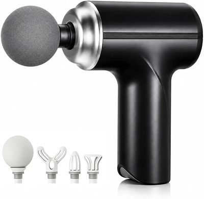 Bouncefit MG-203 Portable Handheld Electric Massage Gun | Body Massager for Pain Relief