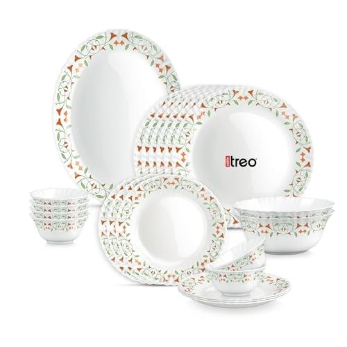 Treo by Milton Opalware Aurelia Meena Dinner Set of 21