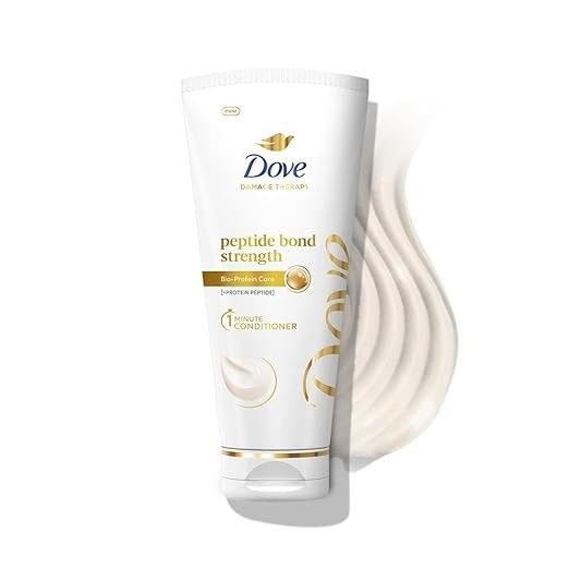 Dove Peptide Bond Strength Conditioner for Dry & Damaged Hair - 175 ml | Enriched with PROTEIN PEPTIDES | Reconstructs broken Bonds for Fortified, Detangled & Smooth Hair