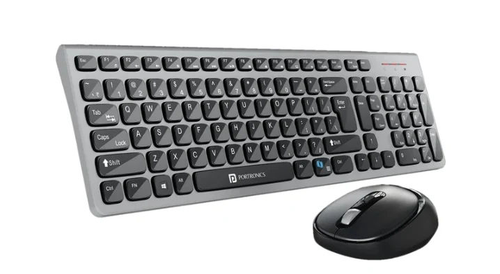 Portronics Wireless Keyboard and Mouse Key7 Combo