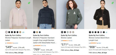 Upgrade Your Layering Game! Chic Crop Bombers, Puffer Jackets & Short Coats Starting @ ₹549