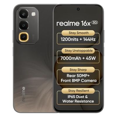 realme 16x 5G Smartphone 4+128GB Brown