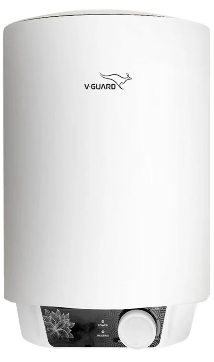 V-Guard Zio 15 Litre Water Heater for Home | High Energy Efficiency | Advanced Multi-layered Safety | Suitable for Hard Water & High-rise Buildings | White